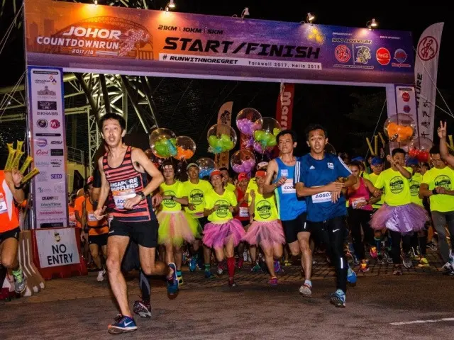 Marathon and running event JB