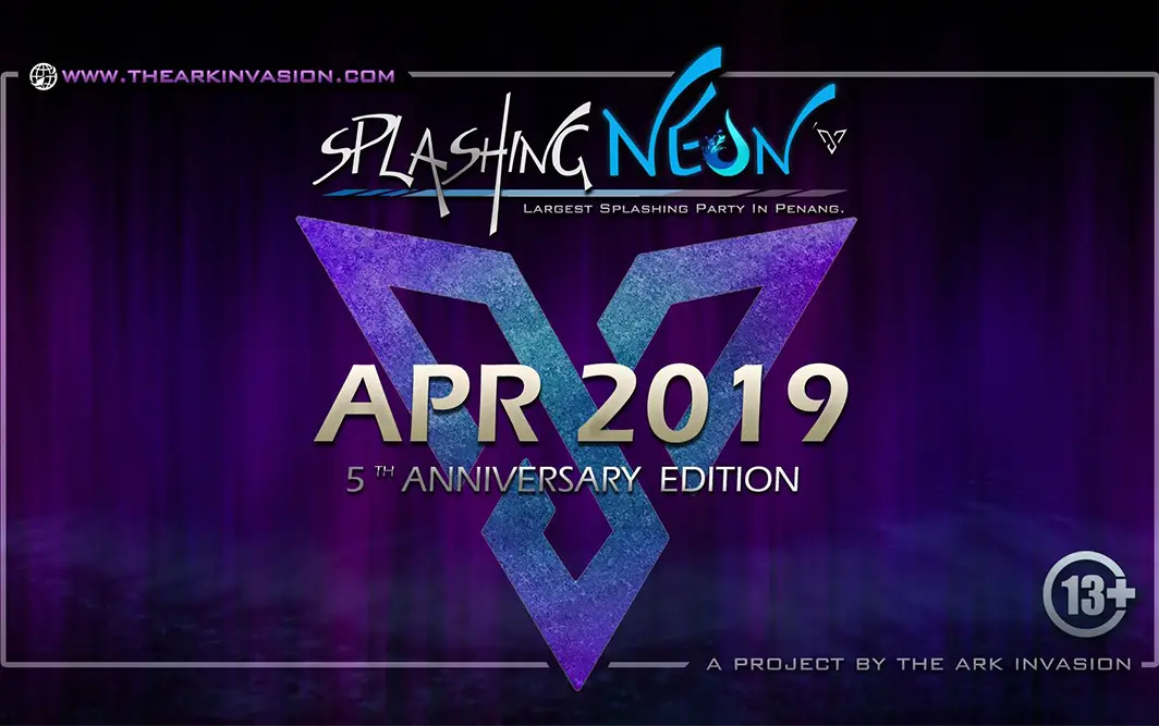 Splashing Neon festive event JB